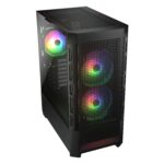 COUGAR Duoface RGB Mid-Tower PC Case – Black – detail view