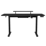 COUGAR E-STAR 140 Electric Gaming Desk – Black – detail view