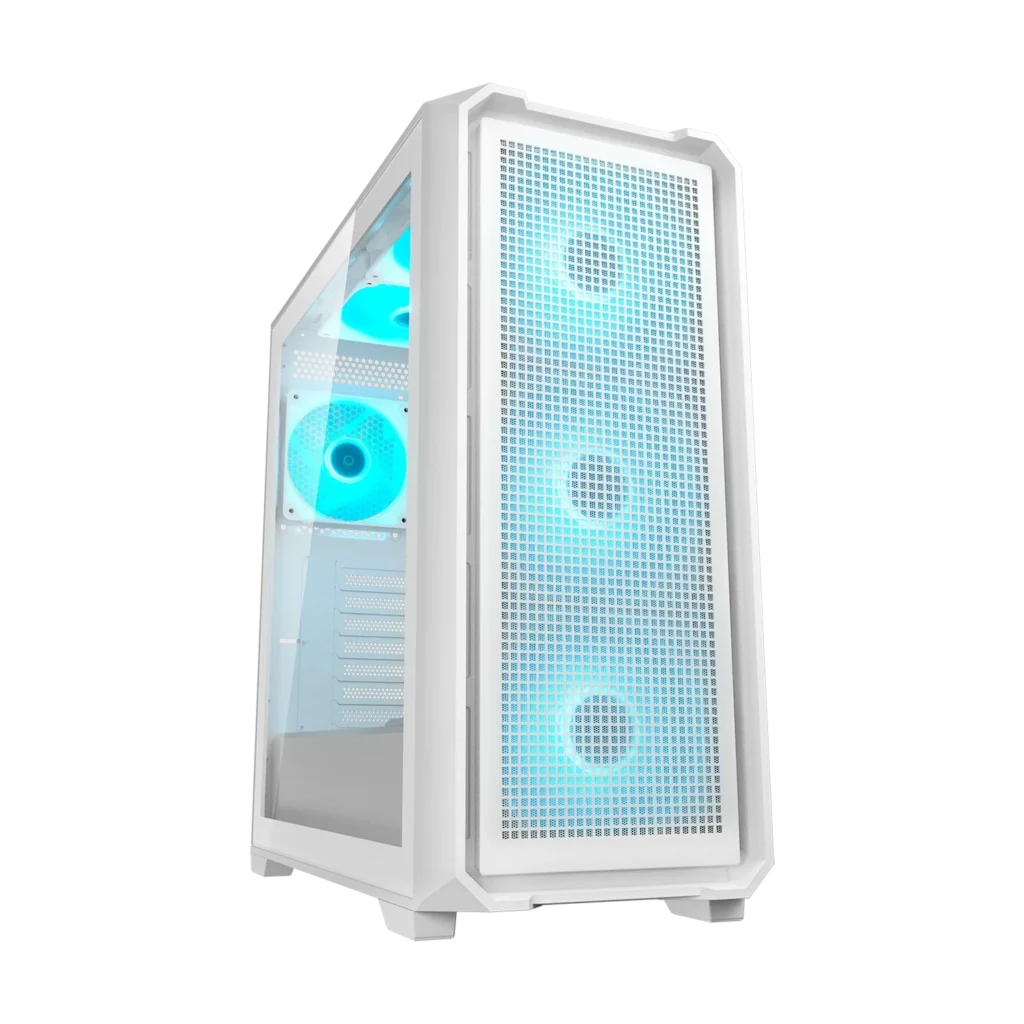 COUGAR MX600 Air Pro Mid-Tower PC Case – White – product view