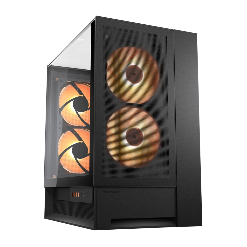 COUGAR OmnyX Omnidirectional PC Case – Black – product view