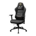 COUGAR PRYME Gold PVC Leather Gaming Chair – detail view
