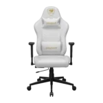 COUGAR PRYME White PVC Leather Gaming Chair – product view