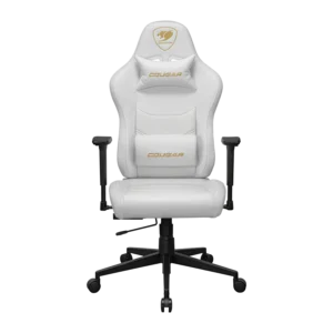 COUGAR PRYME White PVC Leather Gaming Chair – product view
