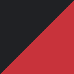 DXRacer Craft Black/Red finish swatch