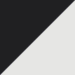 DXRacer Drifting Black/White finish swatch