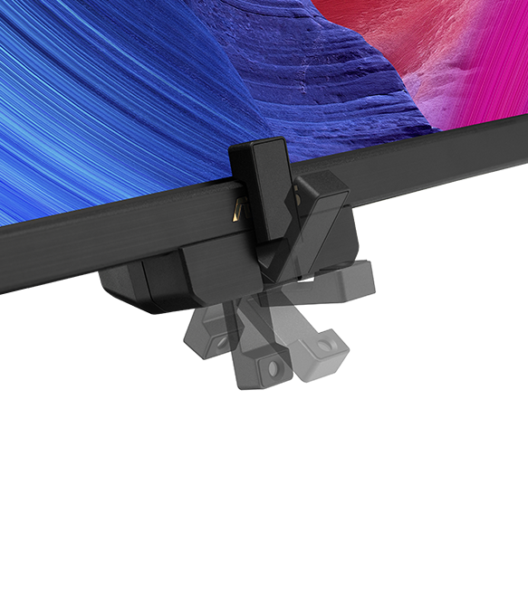 ASUS PA32UCE embedded colorimeter positioned at the screen