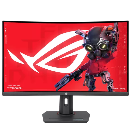 ASUS XG32WCMS monitor and stand