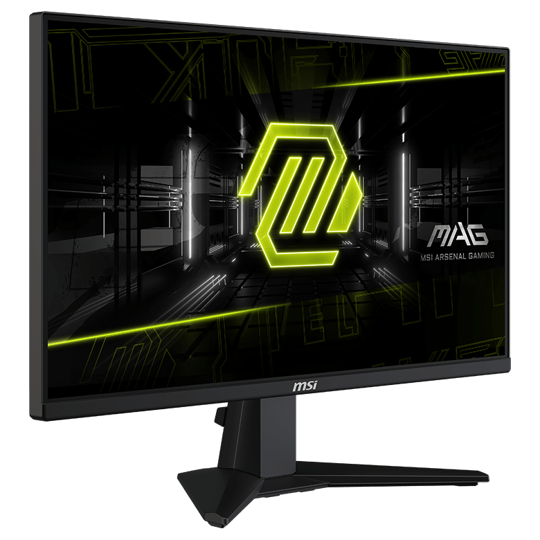 MSI MAG 255F E20 monitor and stand