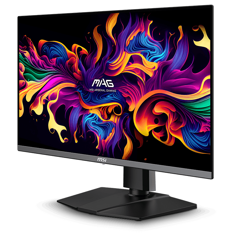 MSI MAG 272QP QD-OLED X50 monitor and stand