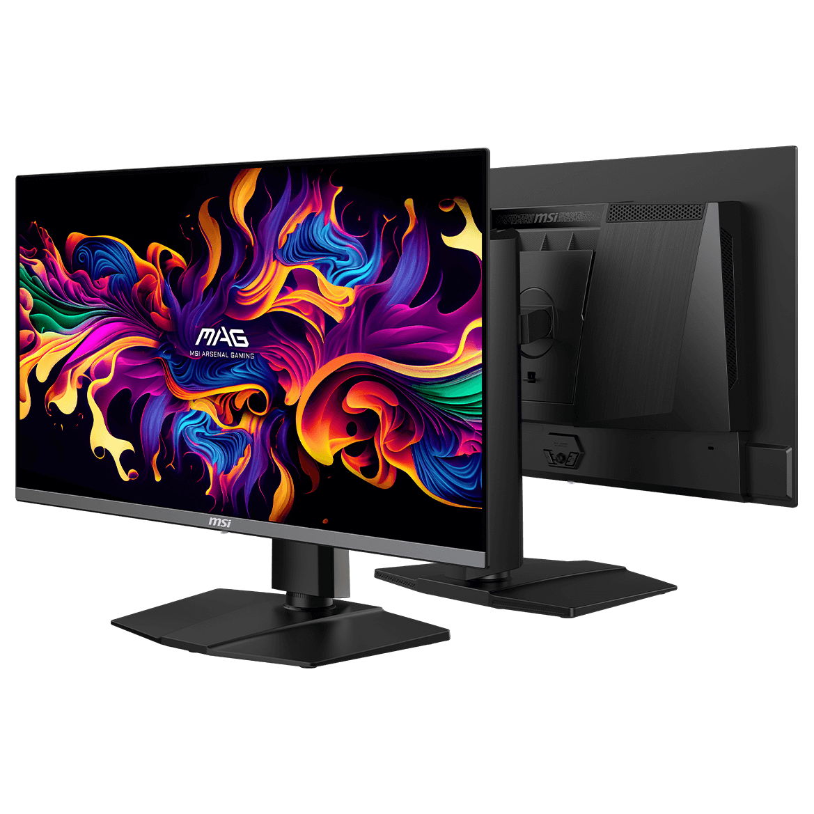 MSI MAG 272UP QD-OLED X24 monitor and stand
