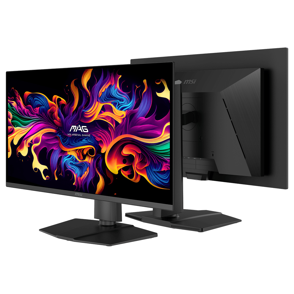 MSI MAG 273QP QD-OLED X24 monitor and stand
