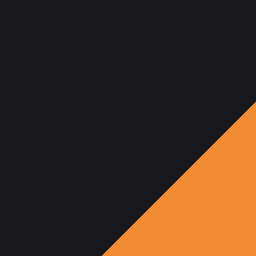 black orange color swatch