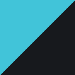 Cyan & Black color swatch