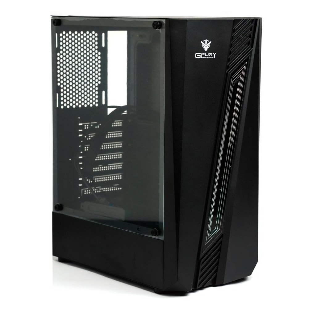 GFury FIRE GF-120 PC Case – Black – product view 1