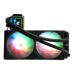 GFury HURRICAN GF-240 240mm ARGB Liquid CPU Cooler – Black – product view 1
