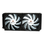 GFury HURRICAN GF-240 240mm ARGB Liquid CPU Cooler – Black – product view 3