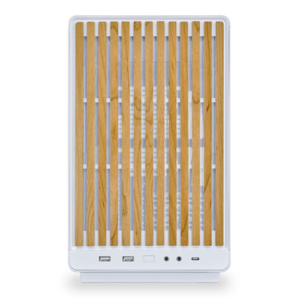 Lian Li DAN A3-mATX Wood/Glass Edition Case - White - official product view 1