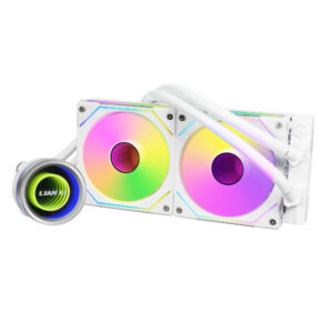 Lian Li Galahad II Trinity 240mm SL-INF AIO CPU Cooler - White - official product view 1