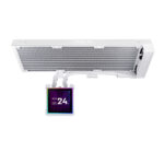 Lian Li HydroShift II LCD-S 360N Fanless AIO Cooler - White - official product view 1
