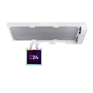Lian Li HydroShift II LCD-S 360N Fanless AIO Cooler - White - official product view 1