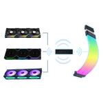 Lian Li STRIMER Wireless 16-12 GPU RGB Extension Cable - official feature illustration 2
