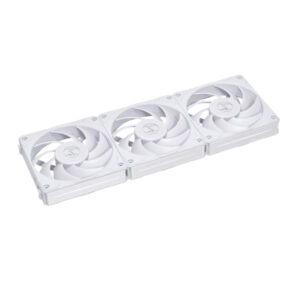 Lian Li UNI FAN P28 120mm PWM Fan 3-Pack - White - official product view 1