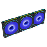 Lian Li UNI FAN SL-INF FLEX 120mm LED 3-Pack with Controller - Black - official product view 1