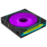 Lian Li UNI FAN SL-INF FLEX 120mm LED 3-Pack with Controller - Black - official product view 2