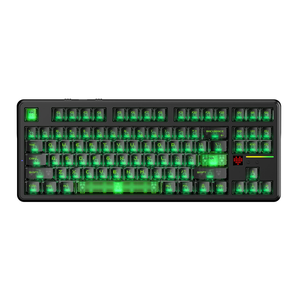Attack Shark X87 ULTRA Tri-Mode Wireless TKL Gasket-Mounted Mechanical Gaming Keyboard – Shadow Jade — official product view