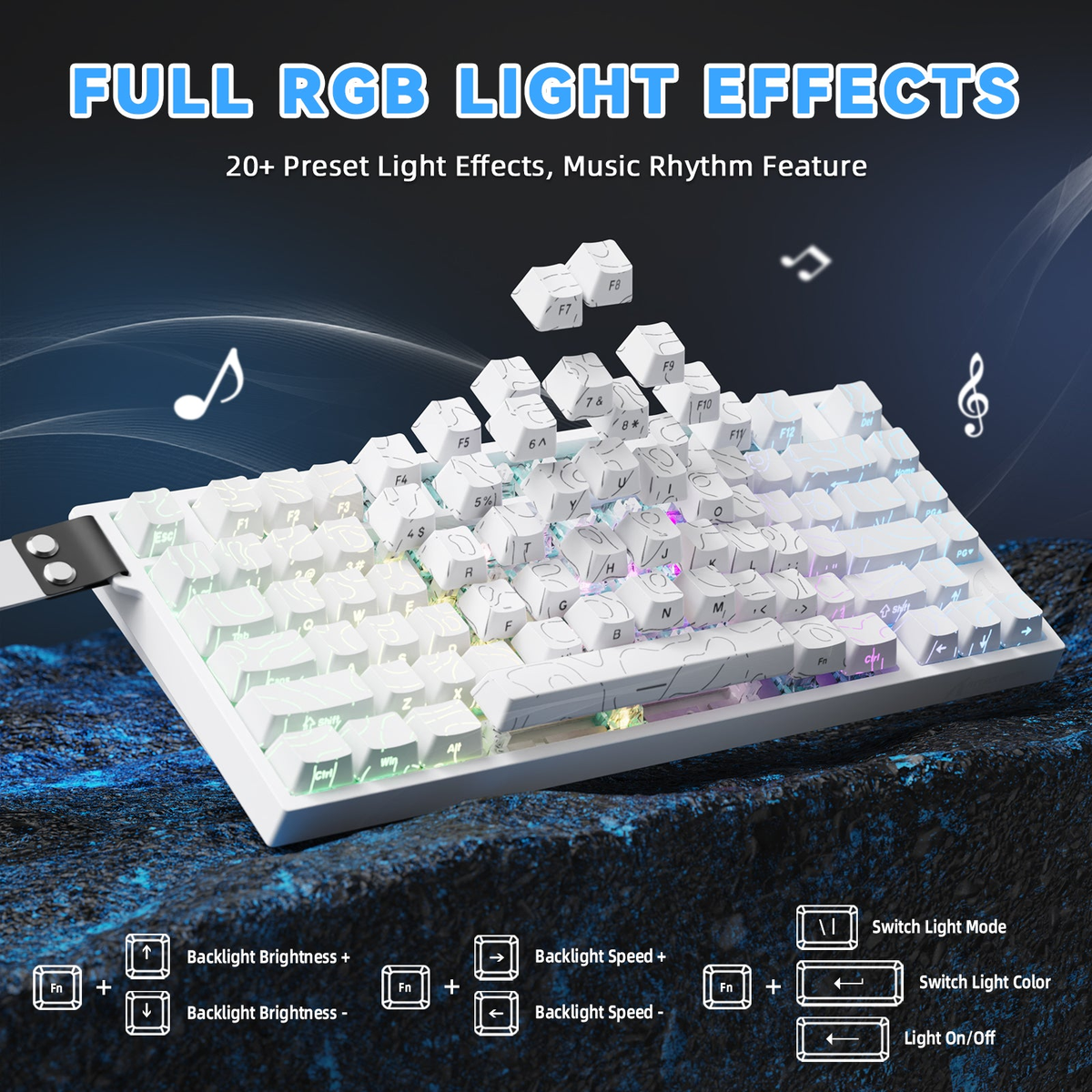 Attack Shark R82 HE White Contours — RGB and profile storage