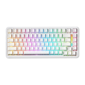 Attack Shark X82 PRO HE Tri-Mode Wireless 75% Rapid Trigger Magnetic Gaming Keyboard – White Contours — official product view