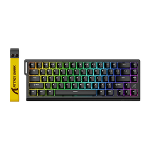 Attack Shark X68 HE Wired Rapid Trigger Magnetic Gaming Keyboard – Black — official product view