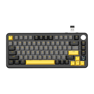 Attack Shark X85 PRO Tri-Mode Wireless 75% Gasket-Mounted Mechanical Gaming Keyboard – Starry Black — official product view