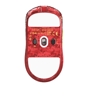 Attack Shark RS3 ULTRA Tri-Mode Wireless Carbon-Composite Gaming Mouse – Red — official additional product view 4