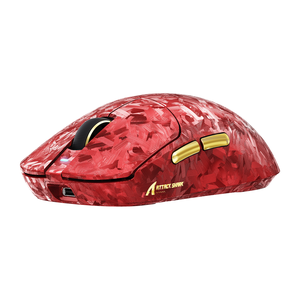 Attack Shark RS3 ULTRA Tri-Mode Wireless Carbon-Composite Gaming Mouse – Red — official additional product view 5