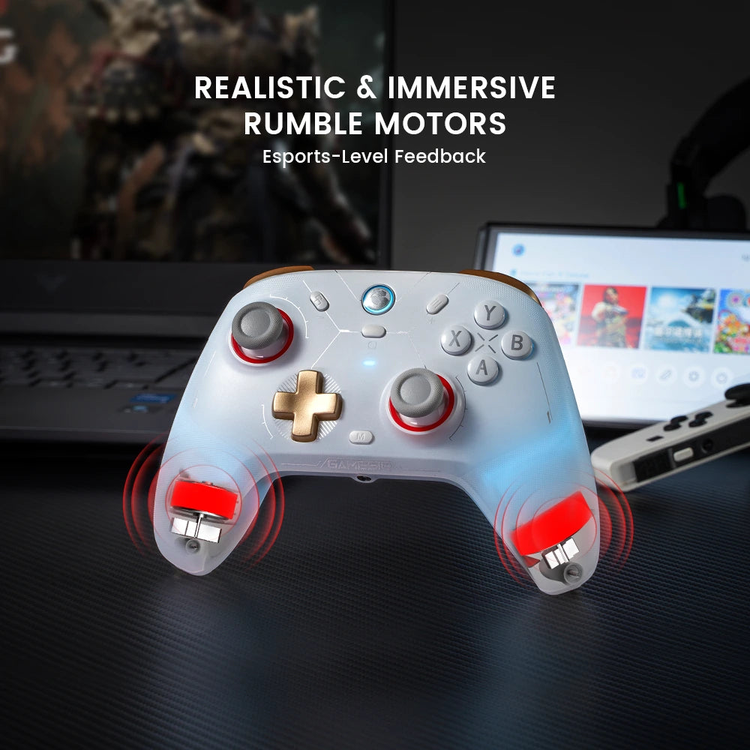 GameSir Cyclone 2 — Asymmetric grip-motor feedback