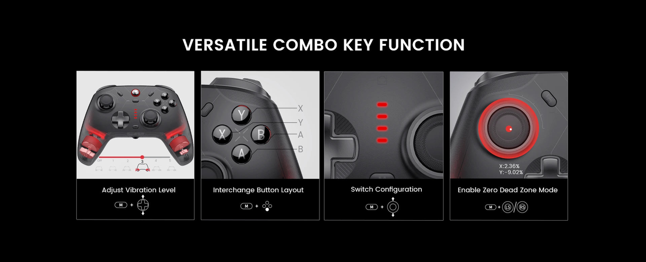 GameSir Cyclone 2 — Controller setting shortcuts