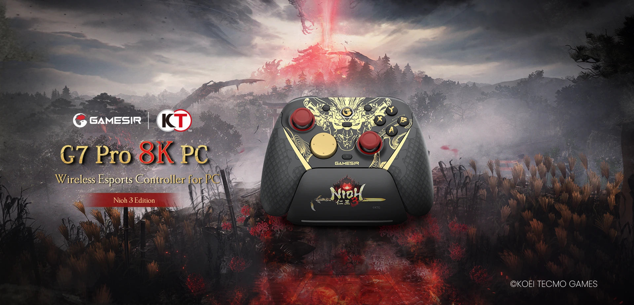 GameSir G7 Pro 8K PC Nioh 3 Edition — Official Nioh 3 controller collaboration design
