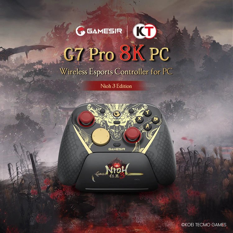 GameSir G7 Pro 8K PC Nioh 3 Edition — Official Nioh 3 controller collaboration design