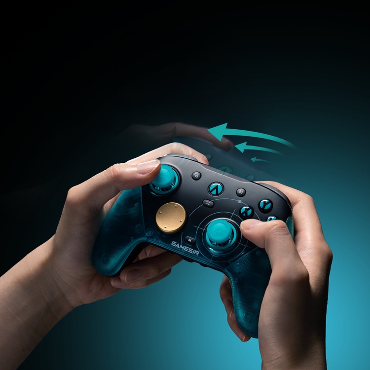 GameSir G7 Pro 8K PC Aimlabs Edition — Six-axis motion-control illustration