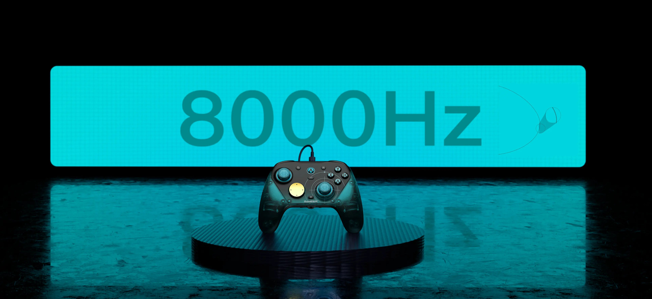 GameSir G7 Pro 8K PC Aimlabs Edition — 8000Hz wired and receiver PC polling
