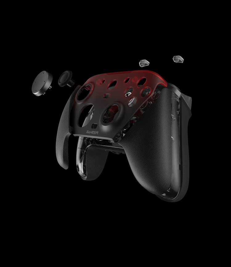 GameSir G7 Pro — Three-part removable magnetic faceplate