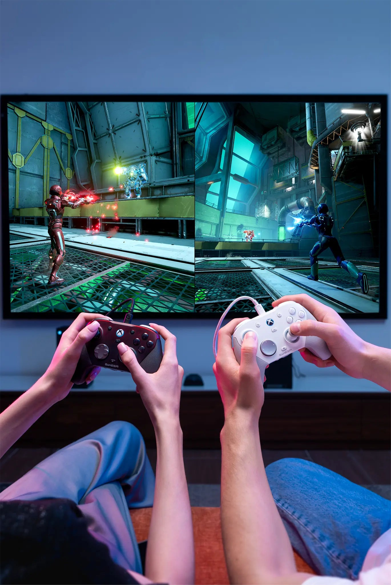GameSir G7 Pro — PC-only gyro mapping illustration