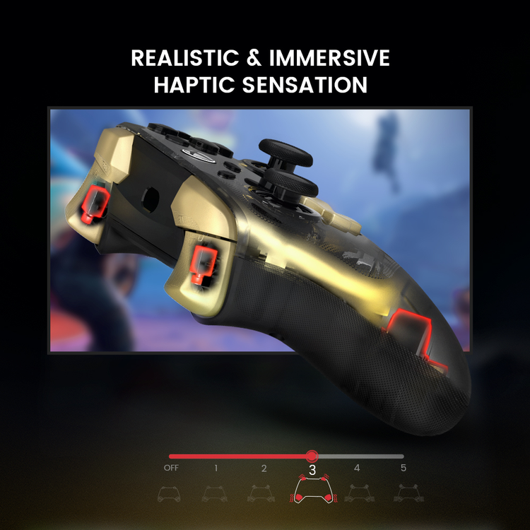 GameSir Kaleid Flux Xbox — Four-motor grip and trigger feedback