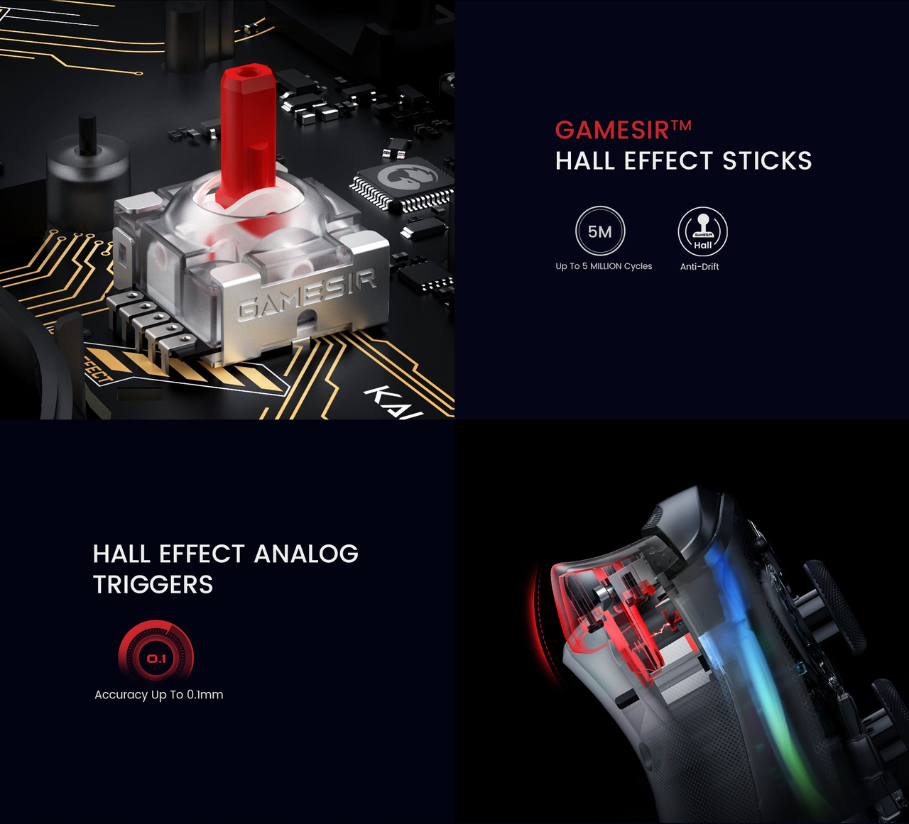 GameSir Kaleid Xbox — Hall Effect sticks and triggers