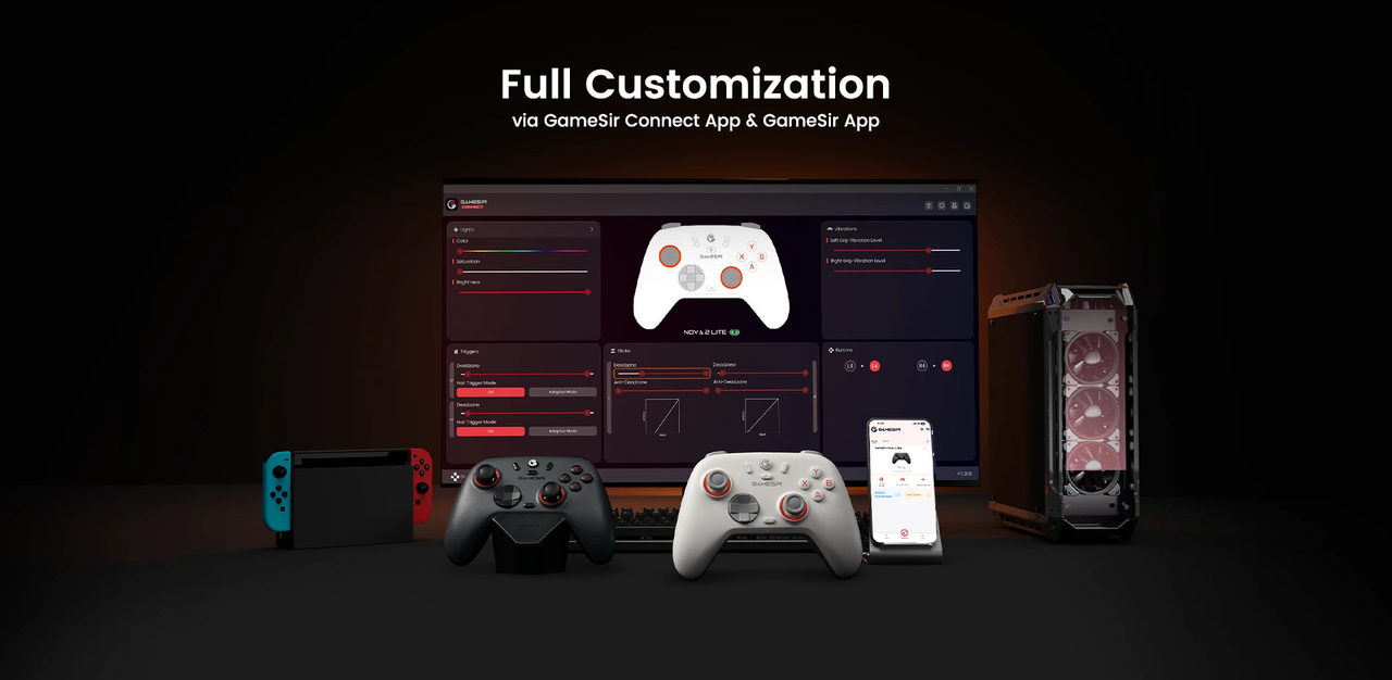 GameSir Nova Lite 2 — GameSir Connect and GameSir App customization