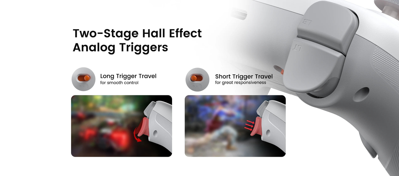 GameSir Nova Lite 2 — Two-stage trigger stops