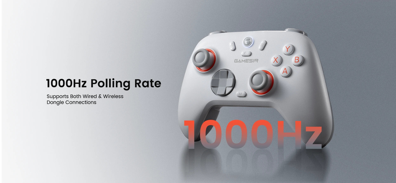 GameSir Nova Lite 2 — 1000Hz wired and receiver polling
