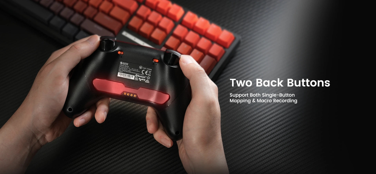 GameSir Nova Lite 2 — Mapping and macro recording with two rear buttons