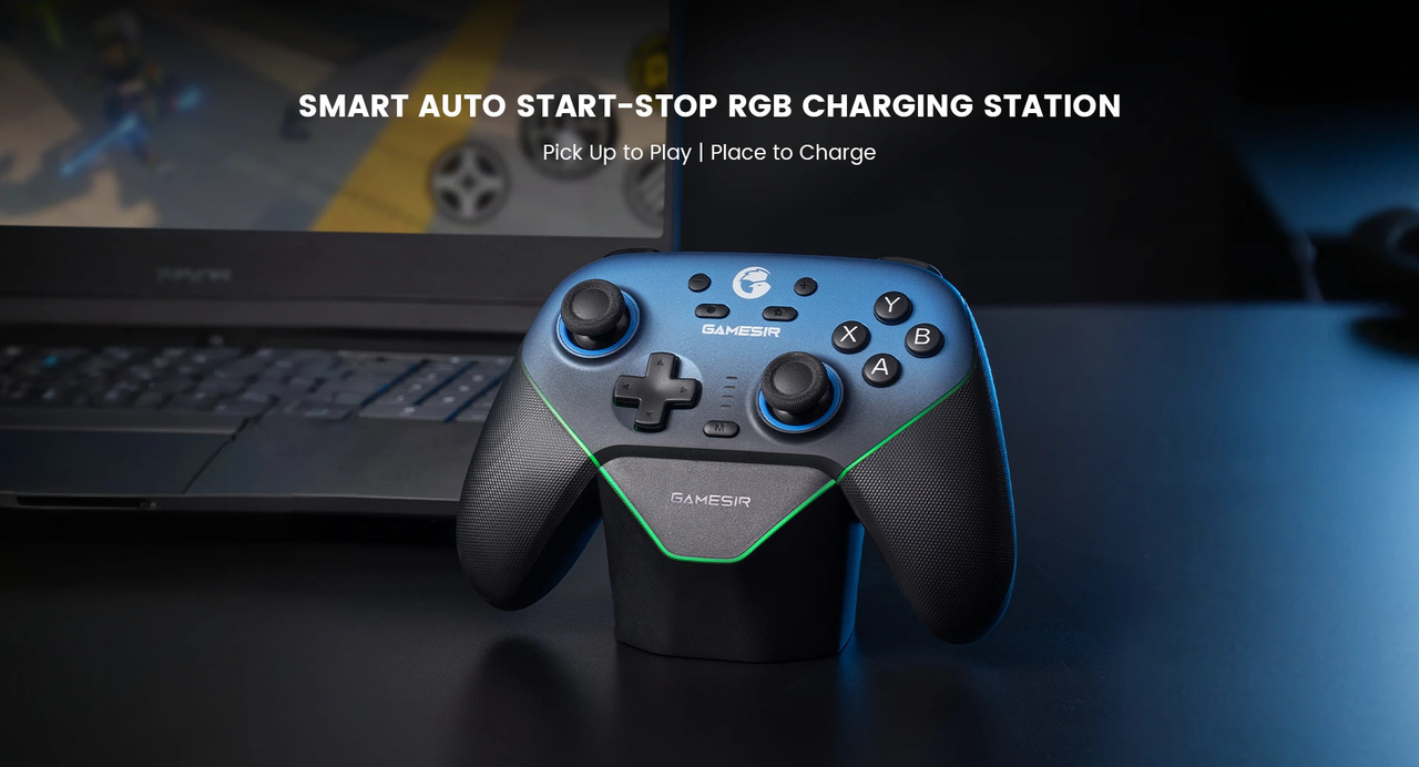 GameSir Super Nova — Super Nova smart charging dock illustration